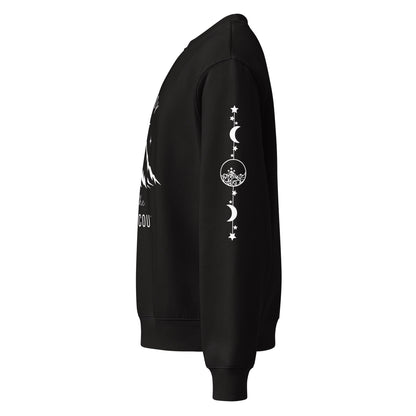 High Lady of the Night Court Oversized Crewneck Sweatshirt | Dark Academia Fantasy Apparel - Spinsterly Co