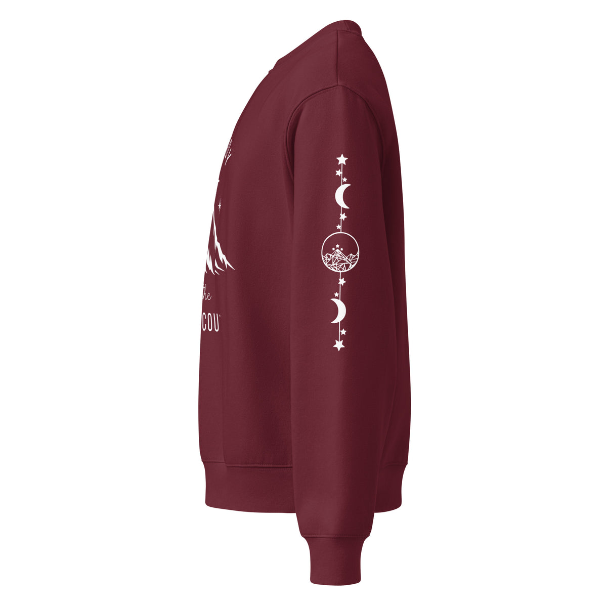High Lady of the Night Court Oversized Crewneck Sweatshirt | Dark Academia Fantasy Apparel - Spinsterly Co