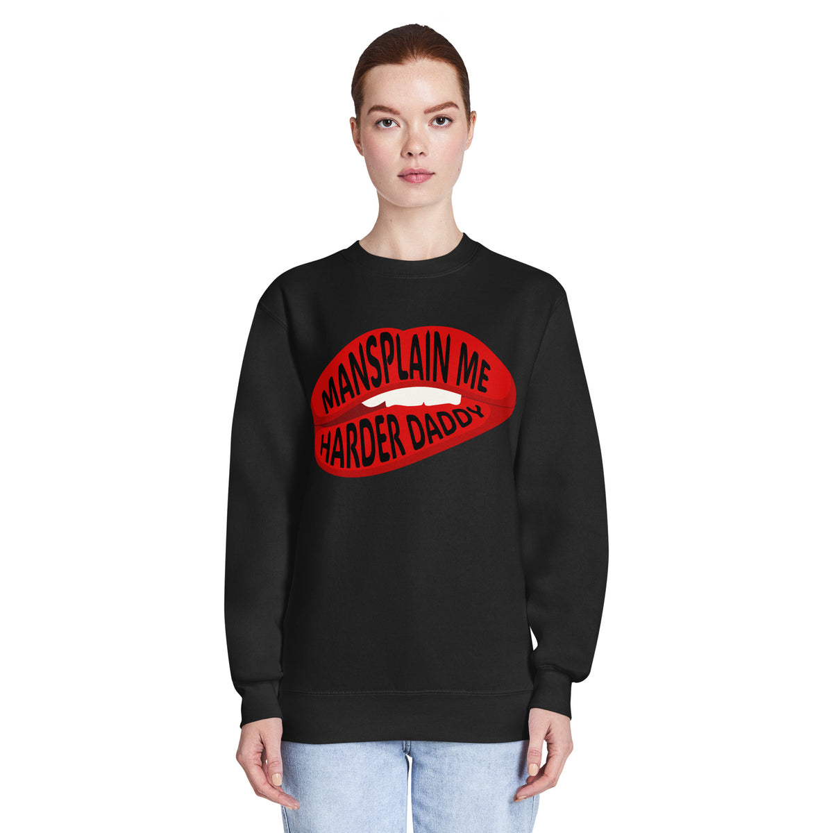 Mansplain Me Harder Daddy Graphic Sweatshirt | Feminist Sweatshirt - Spinsterly Co