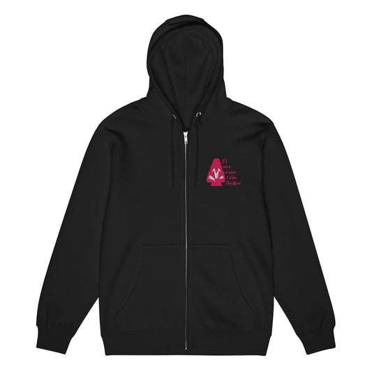 If I Were a Man Full-Zip Hoodie — Feminist Empowerment Graphic Sweatshirt - Spinsterly Co