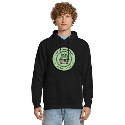 Antifascist Social Club Kawaii Frog Hoodie | Political Activist Apparel - Spinsterly Co