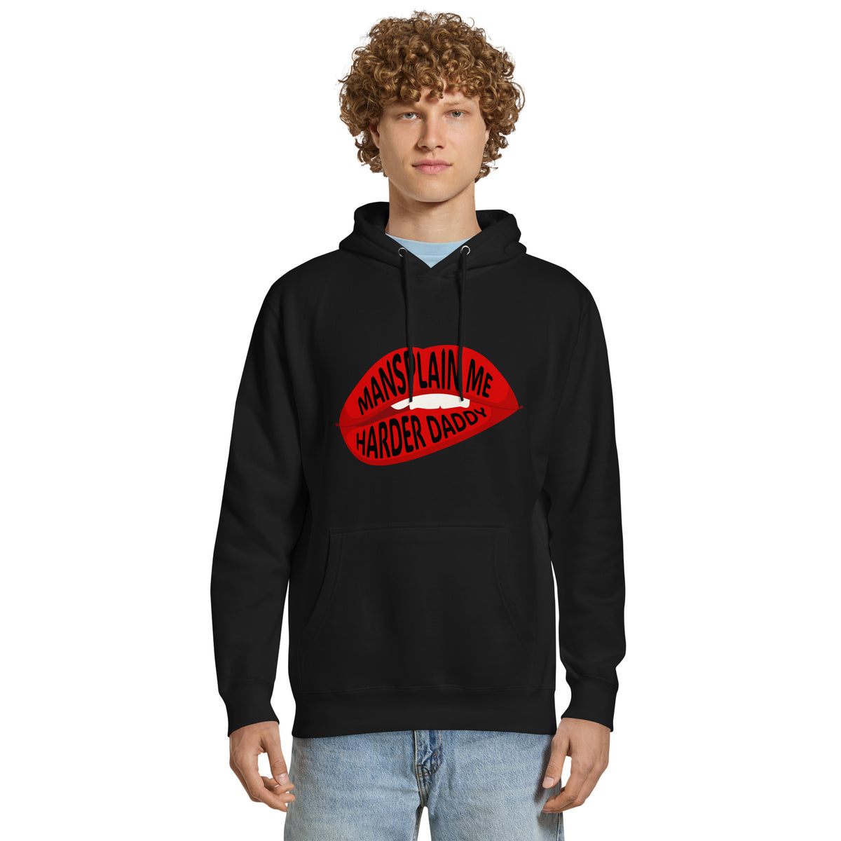 Mansplain Me Harder Daddy Hoodie | Funny Feminist Sarcasm Graphic Pullover Hoodie - Spinsterly Co