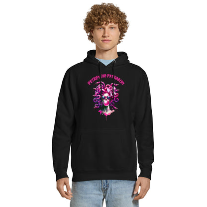 Petrify the Patriarchy Medusa Hoodie | Feminist Mythology Graphic Pullover Hoodie - Spinsterly Co