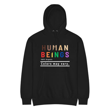 Human Beings Colors May Vary Pullover Hoodie | Inclusive Pride Graphic Hoodie - Spinsterly Co