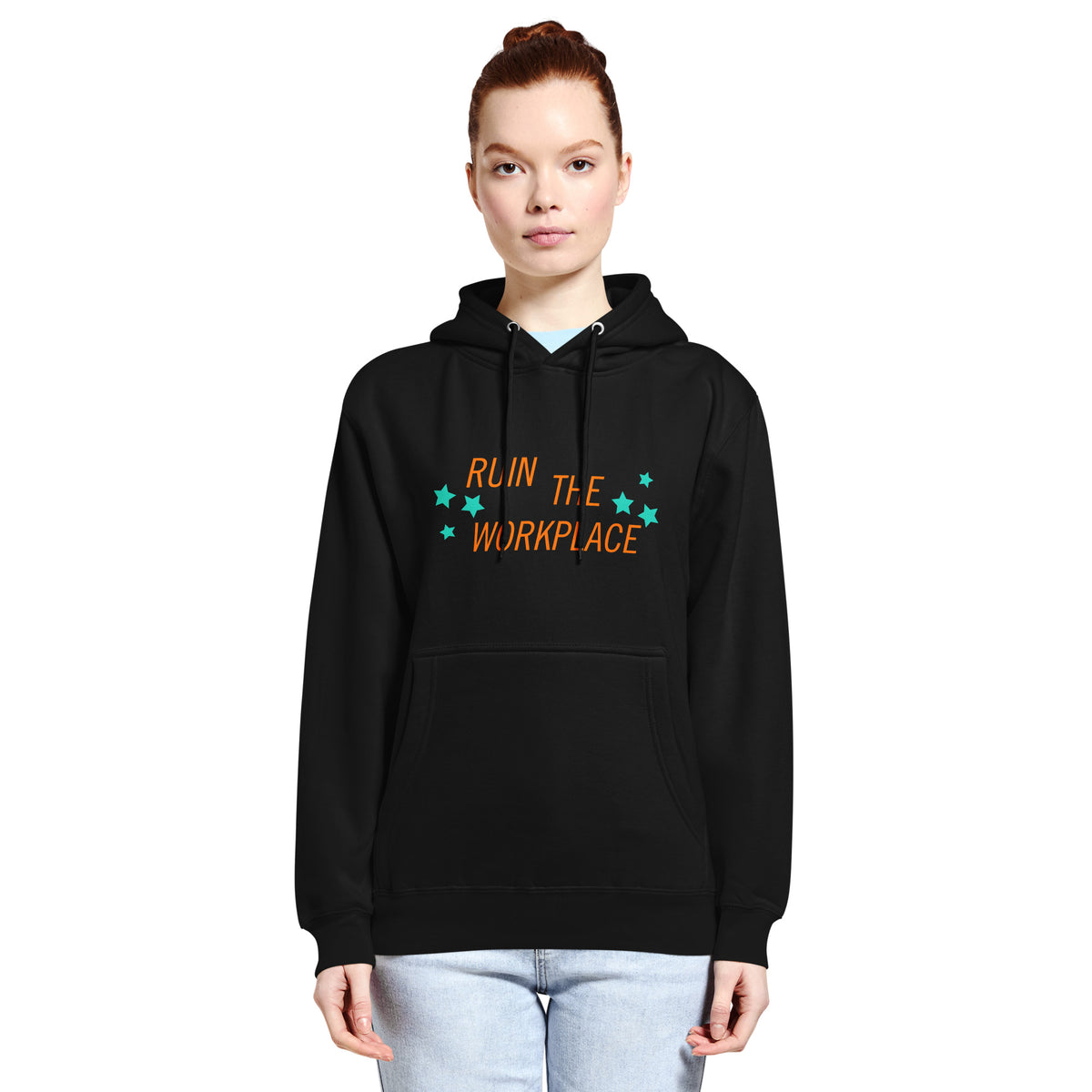 Ruin the Workplace Hoodie | Feminist Statement Unisex Mid-Weight Sweatshirt - Spinsterly Co