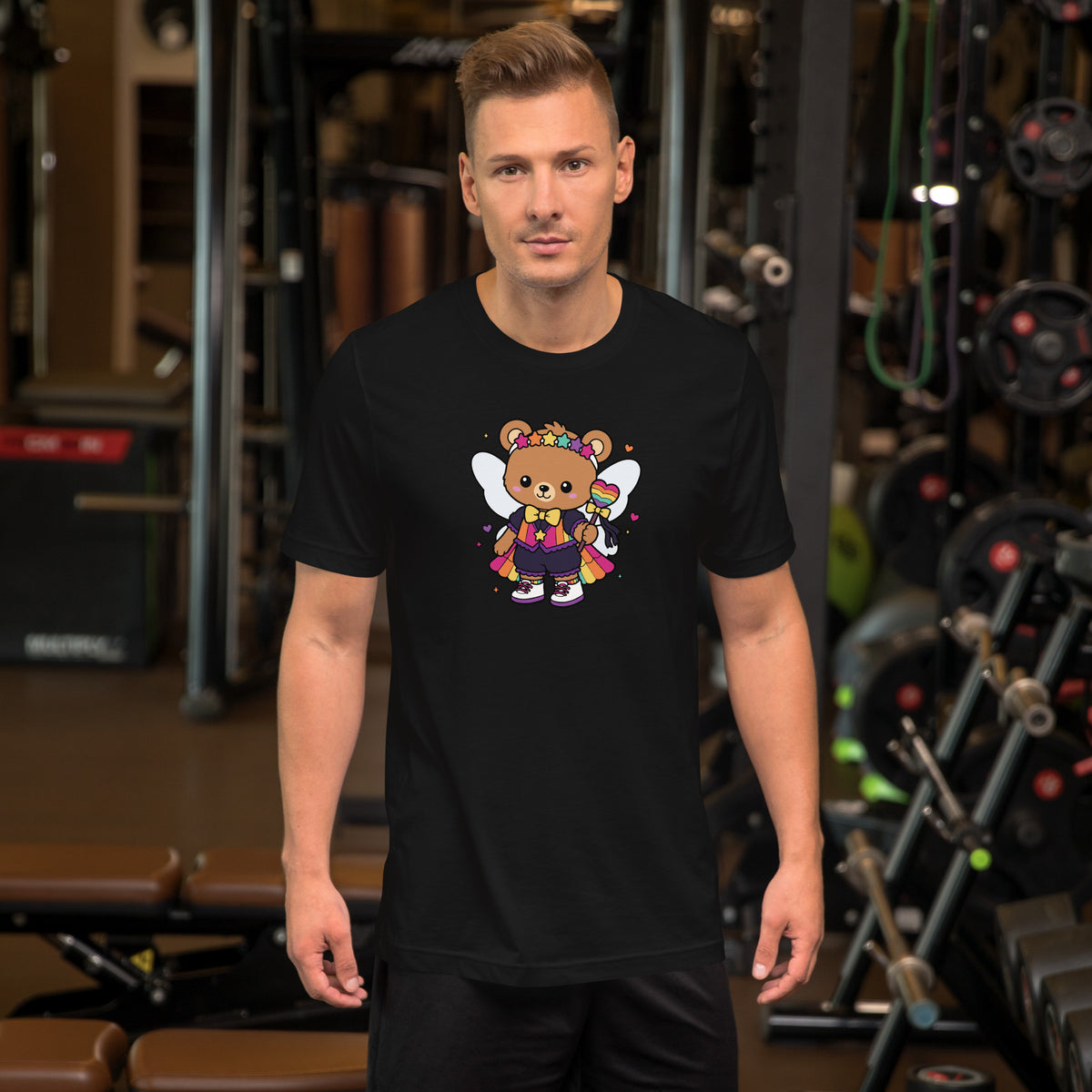 Rainbow Fairy Bear Pride T-Shirt | Kawaii LGBTQ Pride Graphic Tee - Spinsterly Co