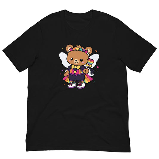 Rainbow Fairy Bear Pride T-Shirt | Kawaii LGBTQ Pride Graphic Tee - Spinsterly Co