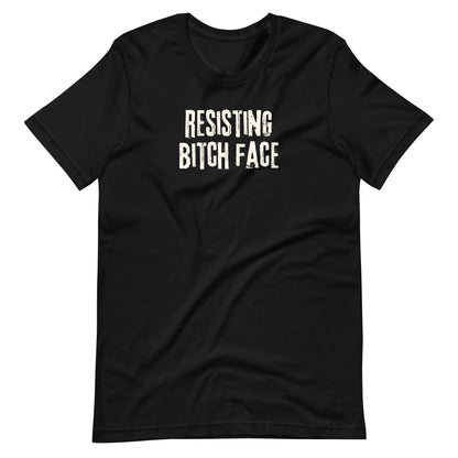 Resisting Bitch Face T-Shirt | Feminist Grunge Graphic Tee - Spinsterly Co