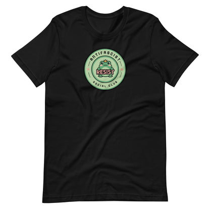 Antifascist Social Club Kawaii Frog Resist T-Shirt | Political Activist Tee - Spinsterly Co