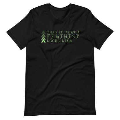 This Is What a Feminist Looks Like T-Shirt | Military Stencil Feminist Graphic Tee - Spinsterly Co