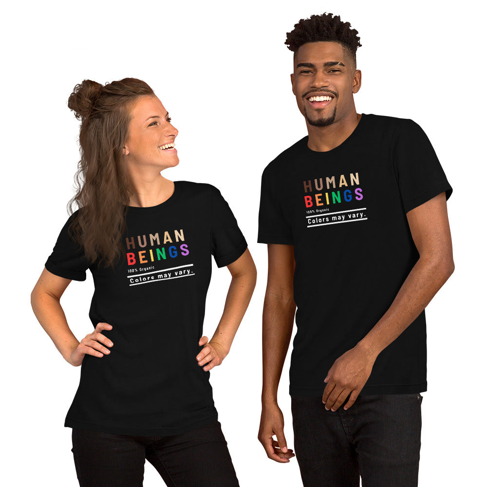 Human Beings Colors May Vary T-Shirt | Inclusive Pride Graphic Tee - Spinsterly Co
