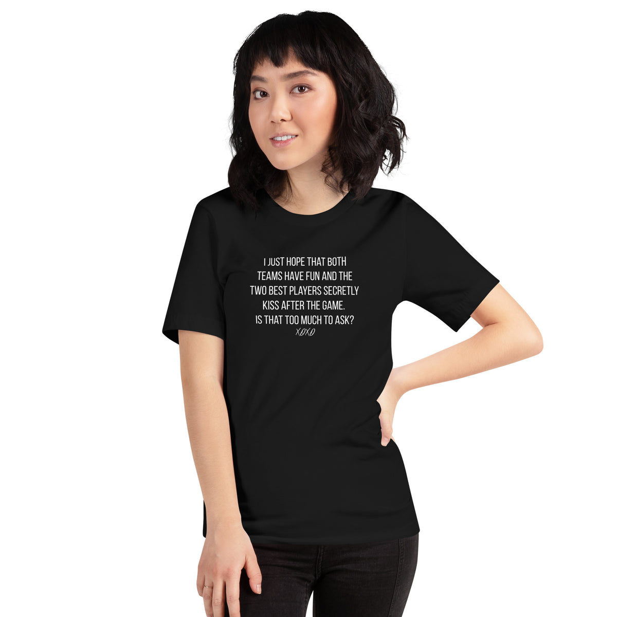 I Just Hope Both Teams Have Fun T-Shirt | Funny Sports Graphic Tee - Spinsterly Co