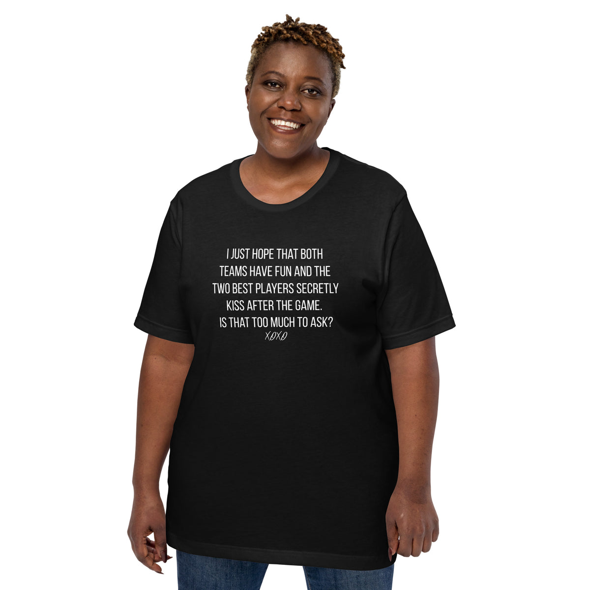 I Just Hope Both Teams Have Fun T-Shirt | Funny Sports Graphic Tee - Spinsterly Co
