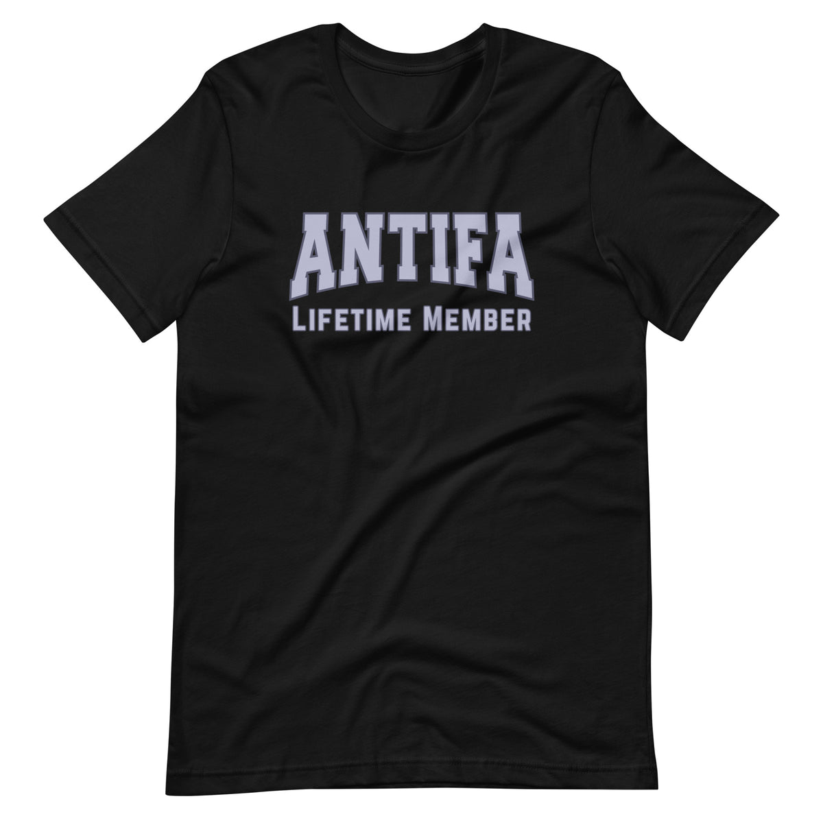 Antifa Lifetime Member T-Shirt | Anti-Fascist Collegiate Graphic Tee - Spinsterly Co
