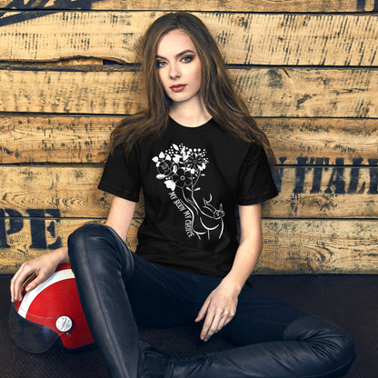 My Body My Choice T-Shirt | Floral Feminist Line Art Graphic Tee - Spinsterly Co