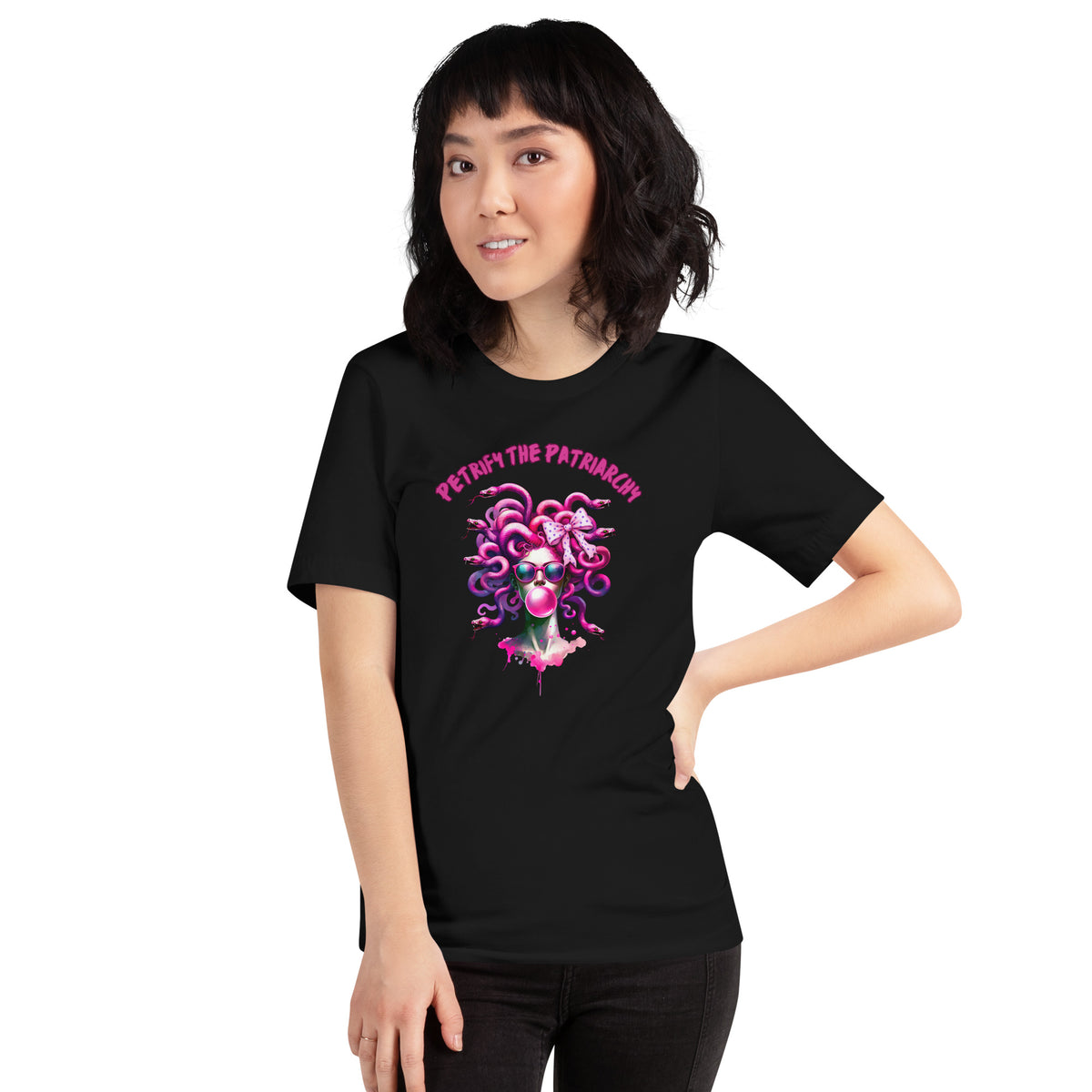 Petrify the Patriarchy T-Shirt | Feminist Medusa Graphic Tee - Spinsterly Co