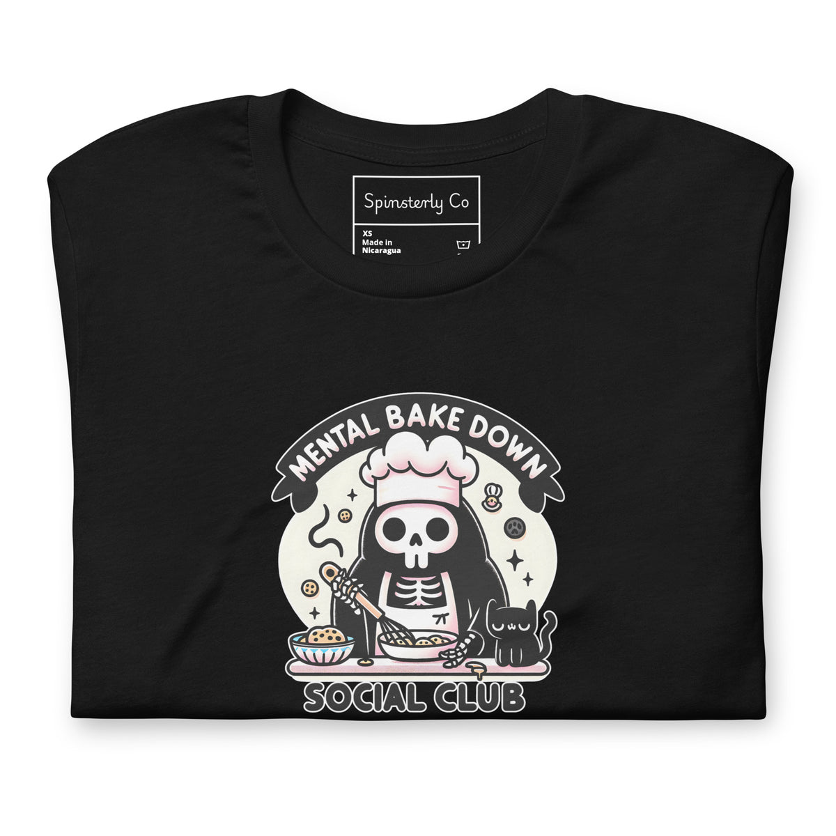 Mental Bake Down Baker T-Shirt | Funny Dark Humor Baking Tee - Spinsterly Co