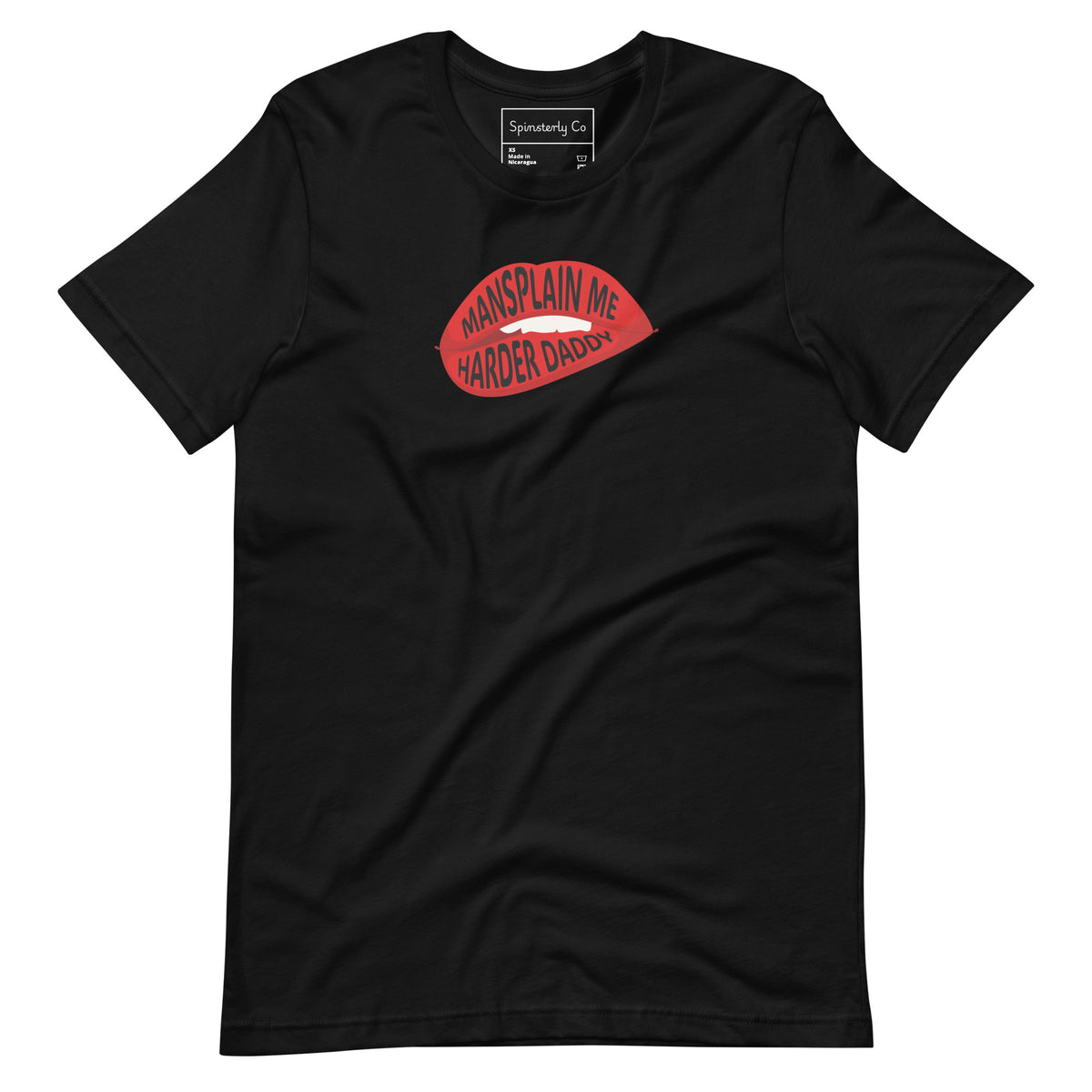 Mansplain Me Harder Daddy Graphic T-Shirt | Funny Feminist Sarcastic Tee - Spinsterly Co