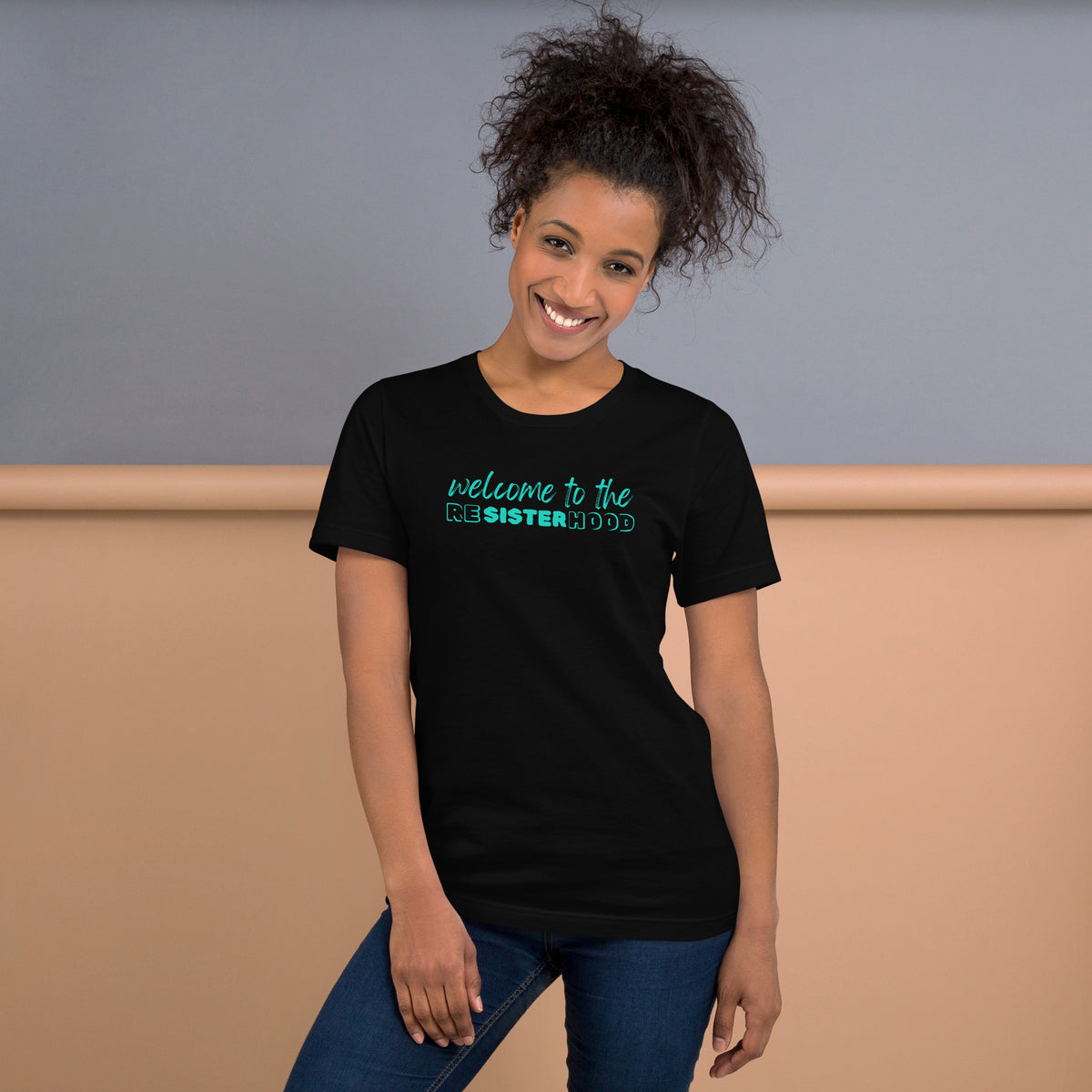 Welcome to the ReSISTERhood T-Shirt | Feminist Sisterhood Graphic Tee - Spinsterly Co