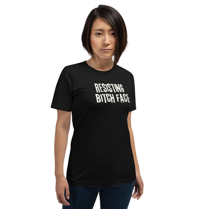 Resisting Bitch Face T-Shirt | Feminist Grunge Graphic Tee - Spinsterly Co