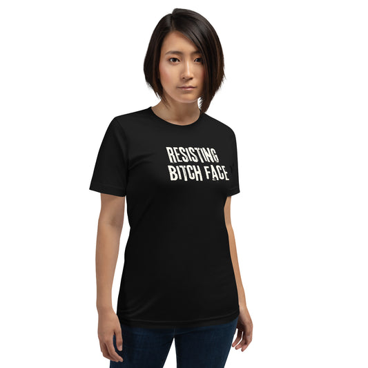 Resisting Bitch Face T-Shirt | Feminist Grunge Graphic Tee - Spinsterly Co