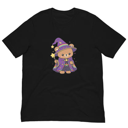 Wizard Bear Pride T-Shirt | Kawaii LGBTQ Rainbow Wizard Graphic Tee - Spinsterly Co