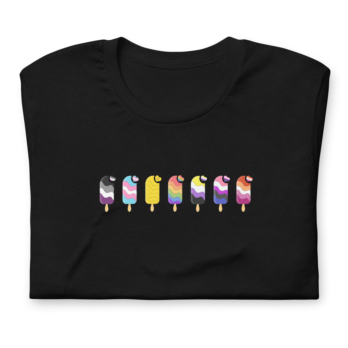 Pride Popsicle Unisex T-Shirt | LGBTQIA+ Graphic Tee - Spinsterly Co