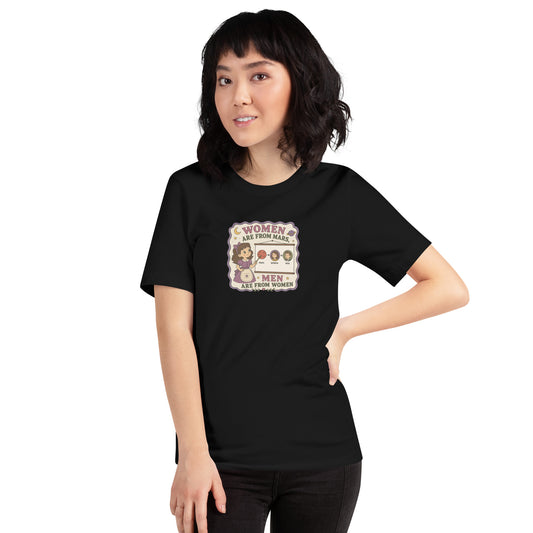 Women Are From Mars, Men Are From Women | Retro Feminist Graphic Tee - Spinsterly Co