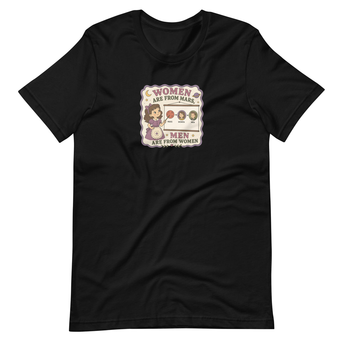 Women Are From Mars, Men Are From Women | Retro Feminist Graphic Tee - Spinsterly Co