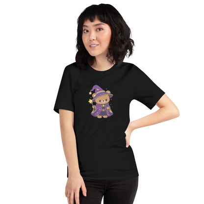 Wizard Bear Pride T-Shirt | Kawaii LGBTQ Rainbow Wizard Graphic Tee - Spinsterly Co