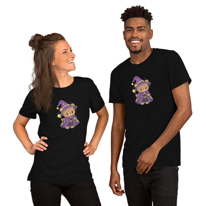Wizard Bear Pride T-Shirt | Kawaii LGBTQ Rainbow Wizard Graphic Tee - Spinsterly Co