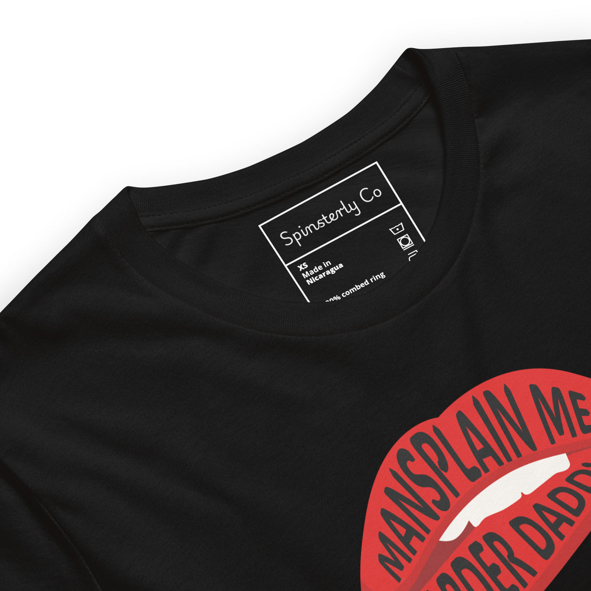 Mansplain Me Harder Daddy Graphic T-Shirt | Funny Feminist Sarcastic Tee - Spinsterly Co