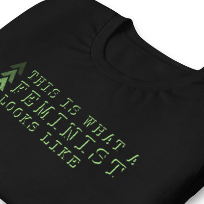 This Is What a Feminist Looks Like T-Shirt | Military Stencil Feminist Graphic Tee - Spinsterly Co
