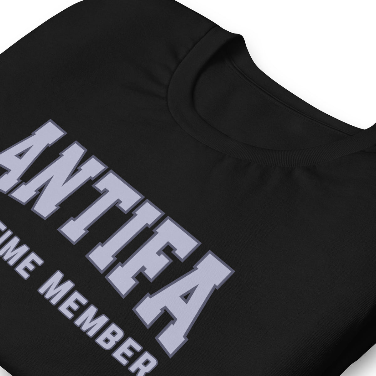Antifa Lifetime Member T-Shirt | Anti-Fascist Collegiate Graphic Tee - Spinsterly Co