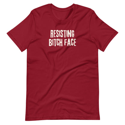 Resisting Bitch Face T-Shirt | Feminist Grunge Graphic Tee - Spinsterly Co