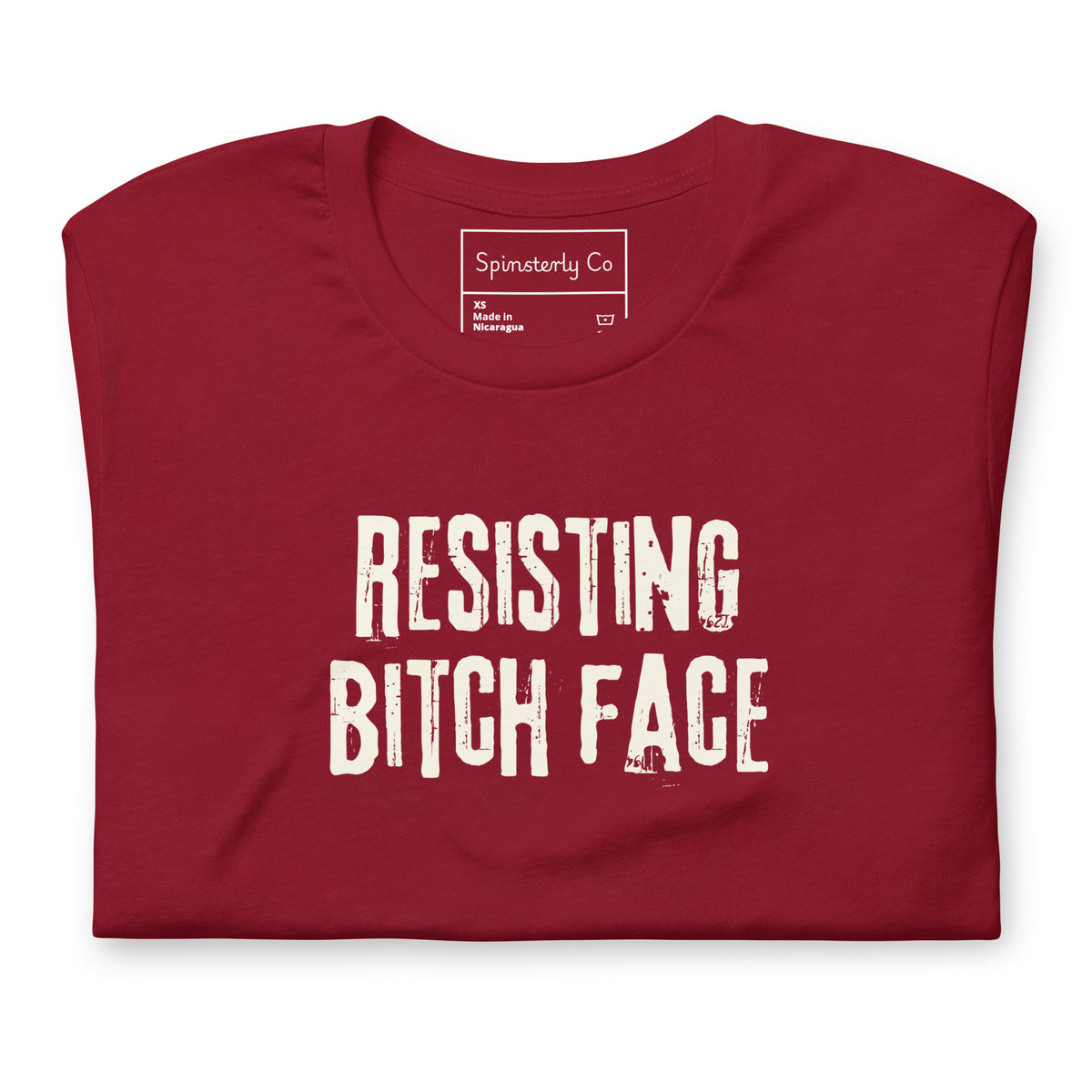 Resisting Bitch Face T-Shirt | Feminist Grunge Graphic Tee - Spinsterly Co