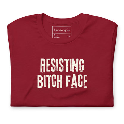 Resisting Bitch Face T-Shirt | Feminist Grunge Graphic Tee - Spinsterly Co