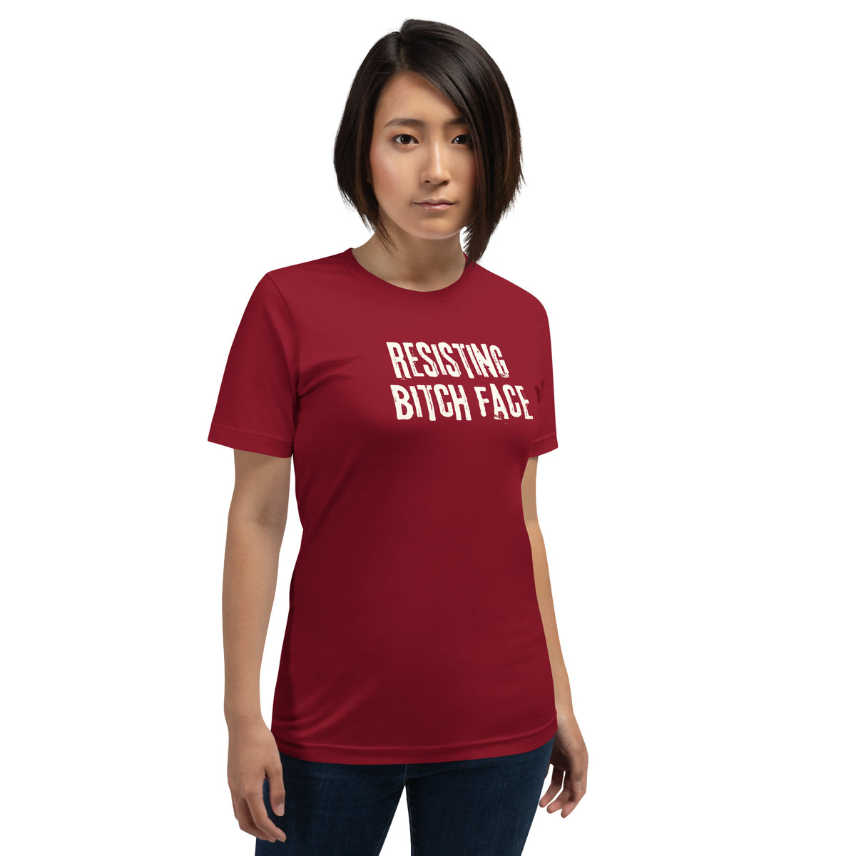 Resisting Bitch Face T-Shirt | Feminist Grunge Graphic Tee - Spinsterly Co