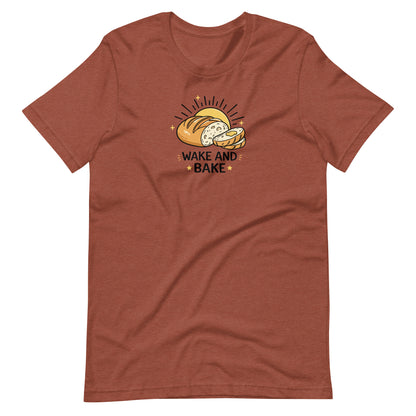 Wake and Bake Sourdough Tee | Funny Bread Lover Graphic T-Shirt - Spinsterly Co