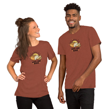 Wake and Bake Sourdough Tee | Funny Bread Lover Graphic T-Shirt - Spinsterly Co