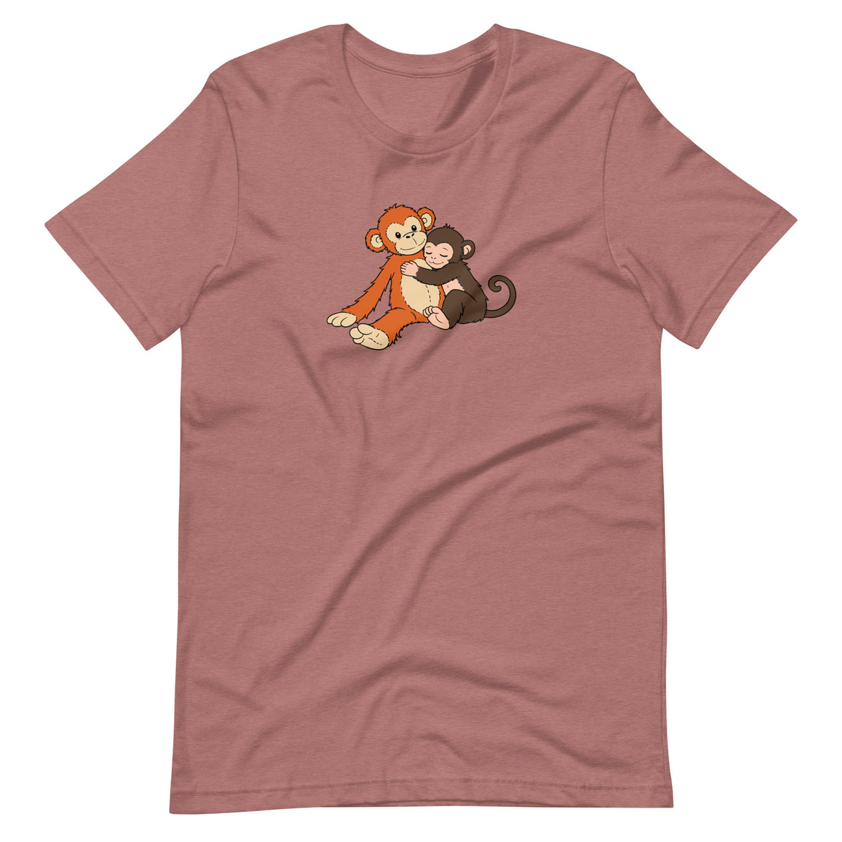 Punch the Monkey and His Stuffy T-Shirt | Cute Monkey Graphic Tee - Spinsterly Co