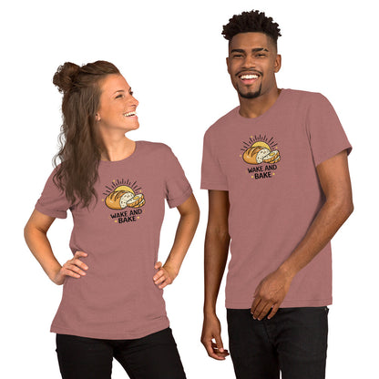 Wake and Bake Sourdough Tee | Funny Bread Lover Graphic T-Shirt - Spinsterly Co