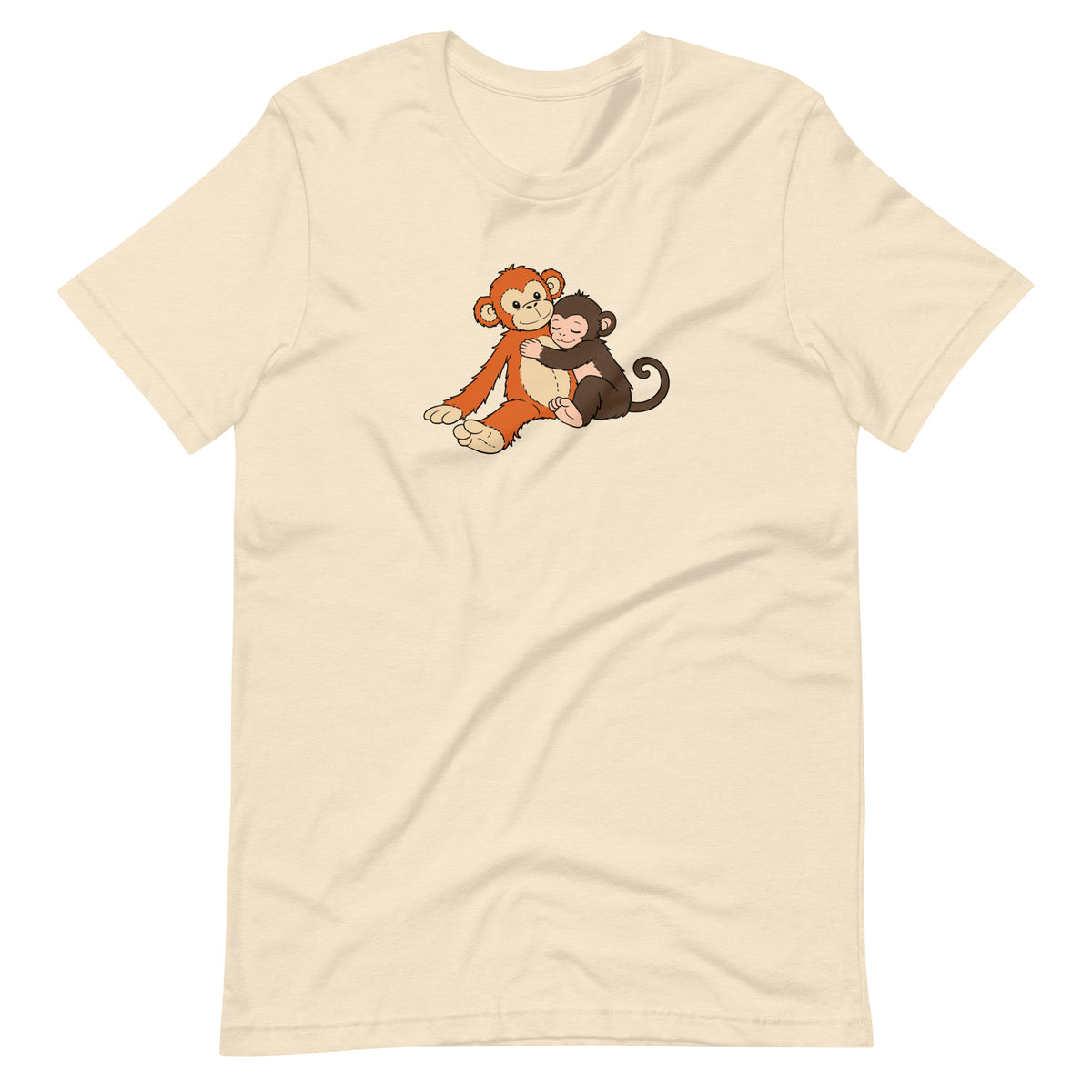Punch the Monkey and His Stuffy T-Shirt | Cute Monkey Graphic Tee - Spinsterly Co