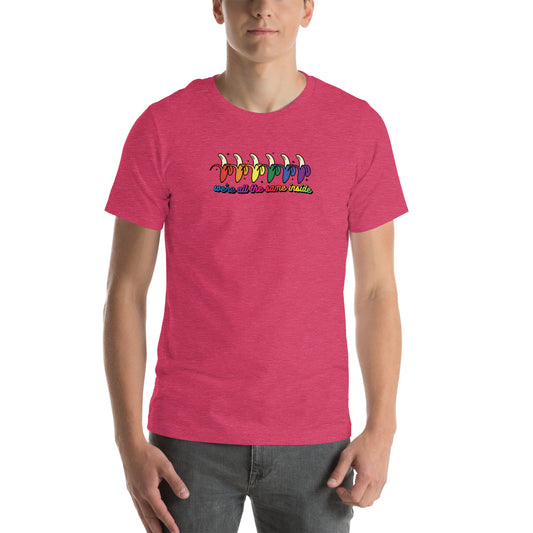 We're All the Same Inside T-Shirt | Rainbow Banana LGBTQIA+ Pride Tee - Spinsterly Co