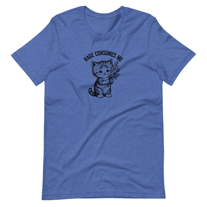 Rage Consumes Me Vintage Kitten Bouquet Unisex T-Shirt | Funny Feminist Cat Tee - Spinsterly Co