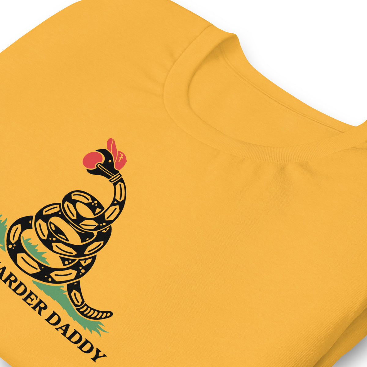 Tread Harder Daddy T-Shirt | Gadsden Flag Parody Graphic Tee - Spinsterly Co