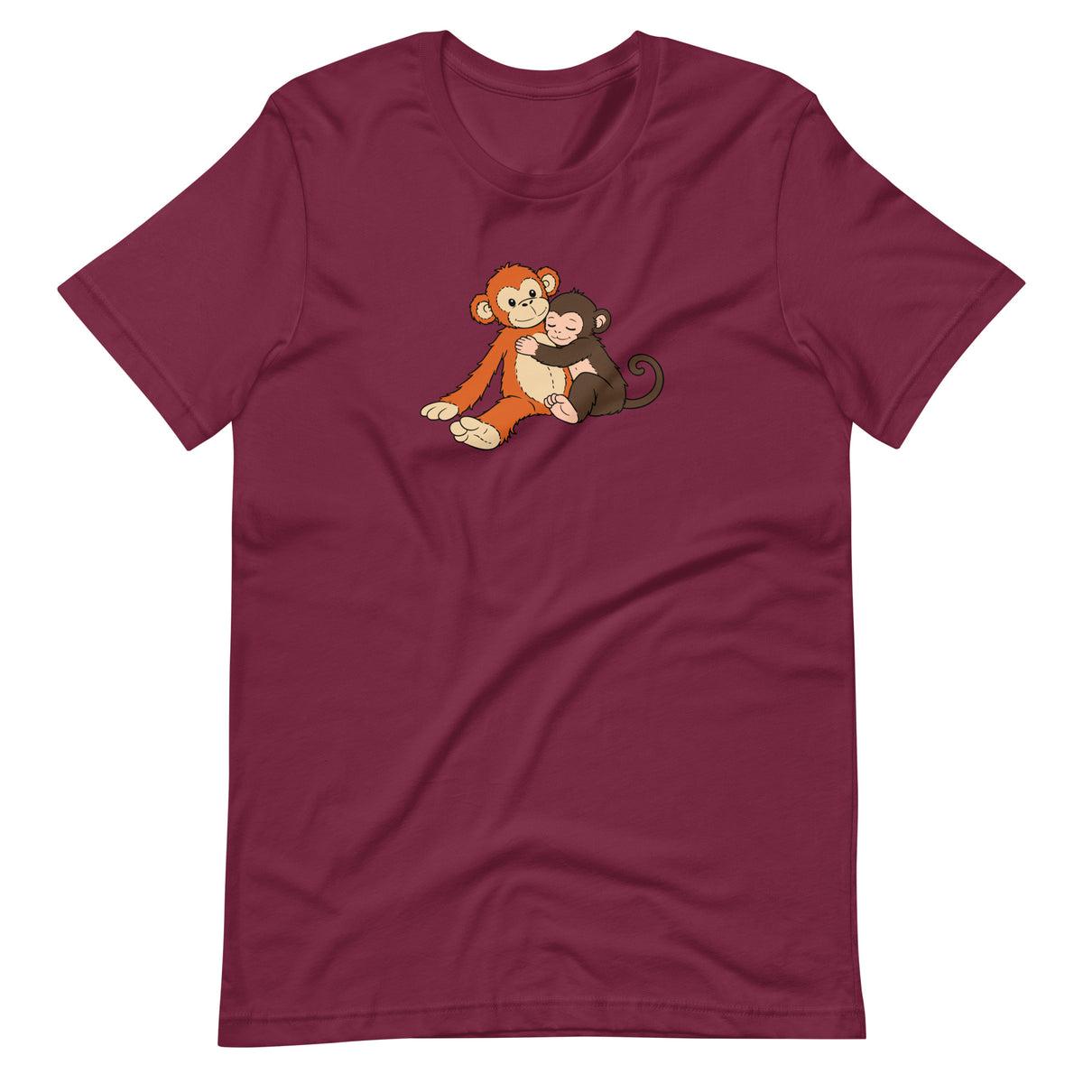Punch the Monkey and His Stuffy T-Shirt | Cute Monkey Graphic Tee - Spinsterly Co