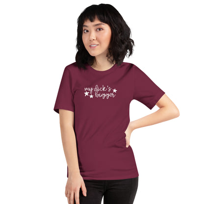 My Dick's Bigger T-Shirt — Bold Feminist Statement Graphic Tee - Spinsterly Co
