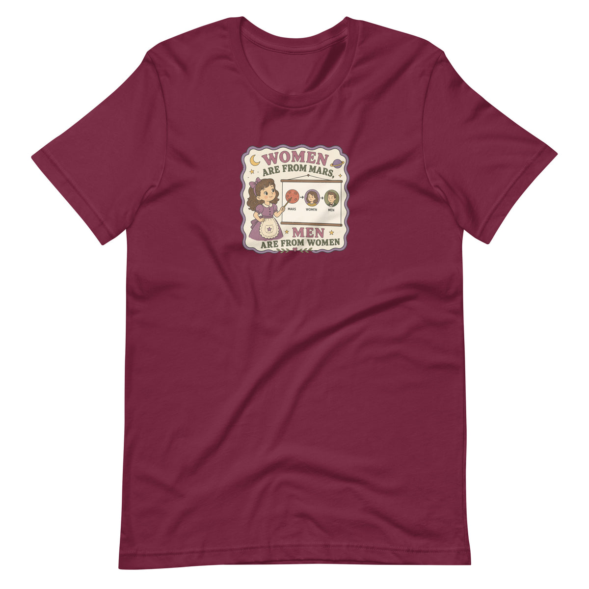Women Are From Mars, Men Are From Women | Retro Feminist Graphic Tee - Spinsterly Co