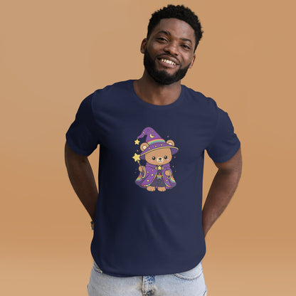 Wizard Bear Pride T-Shirt | Kawaii LGBTQ Rainbow Wizard Graphic Tee - Spinsterly Co